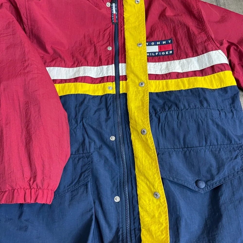 Tommy Hilfiger Y2K Vintage Jacket Multicolor Sz XL